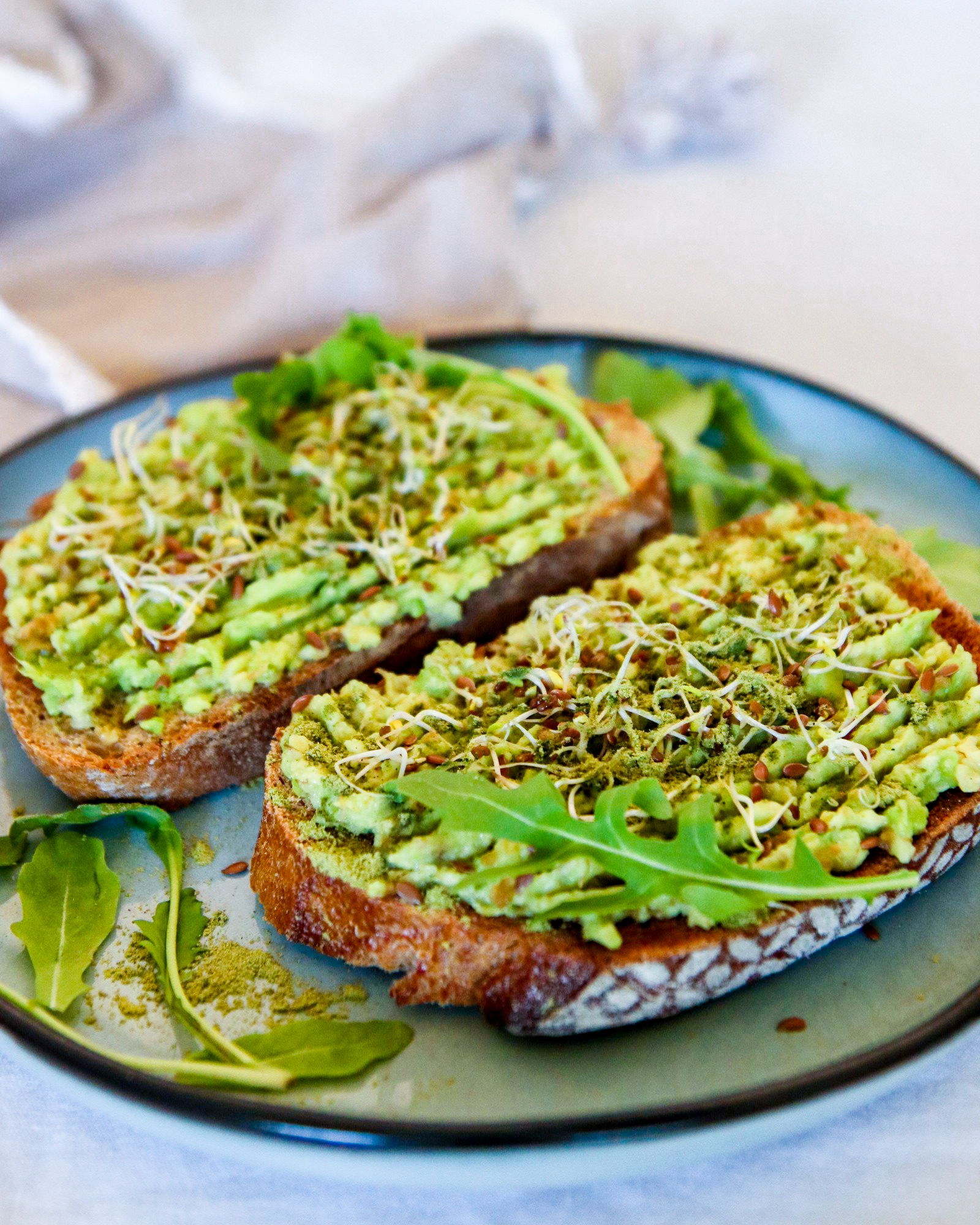 Toasts à l'avocat