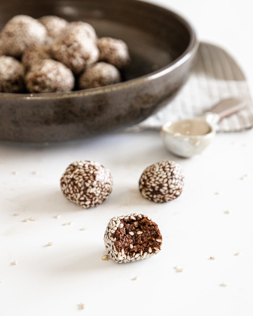 Boulettes Choco-Sésame (inside) Léa Templier - Cookie Dough