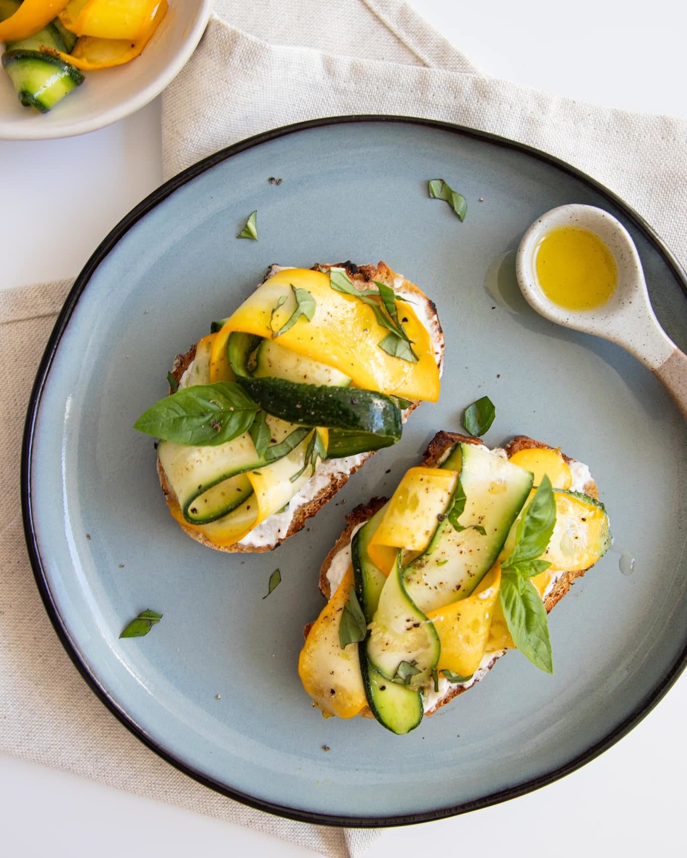 Toast - Ricotta & Zucchini duo